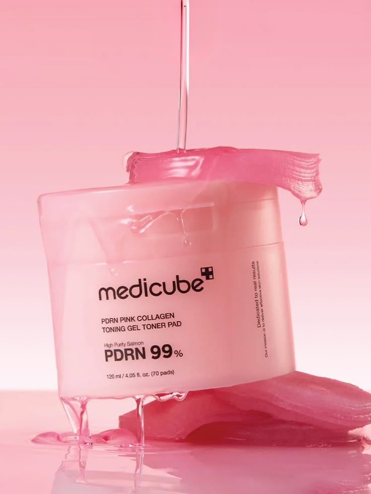 Medicube PDRN Pink Collagen Toning Gel Toner Pad