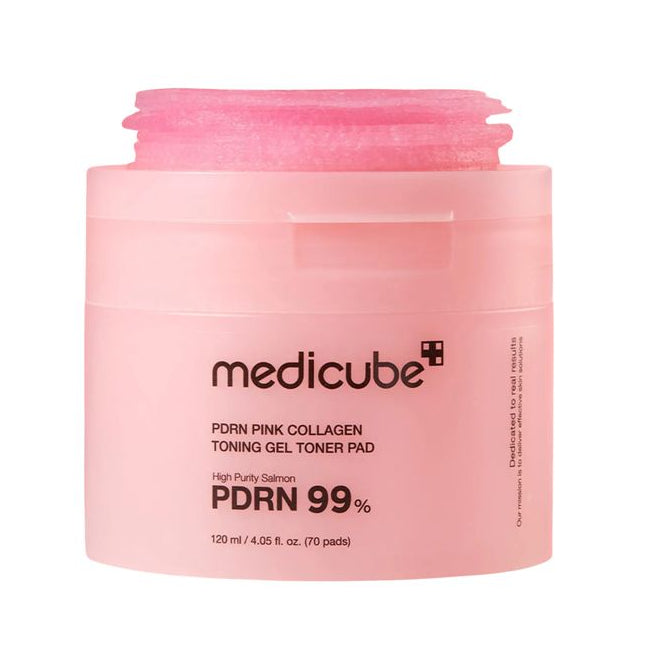 Medicube PDRN Pink Collagen Toning Gel Toner Pad
